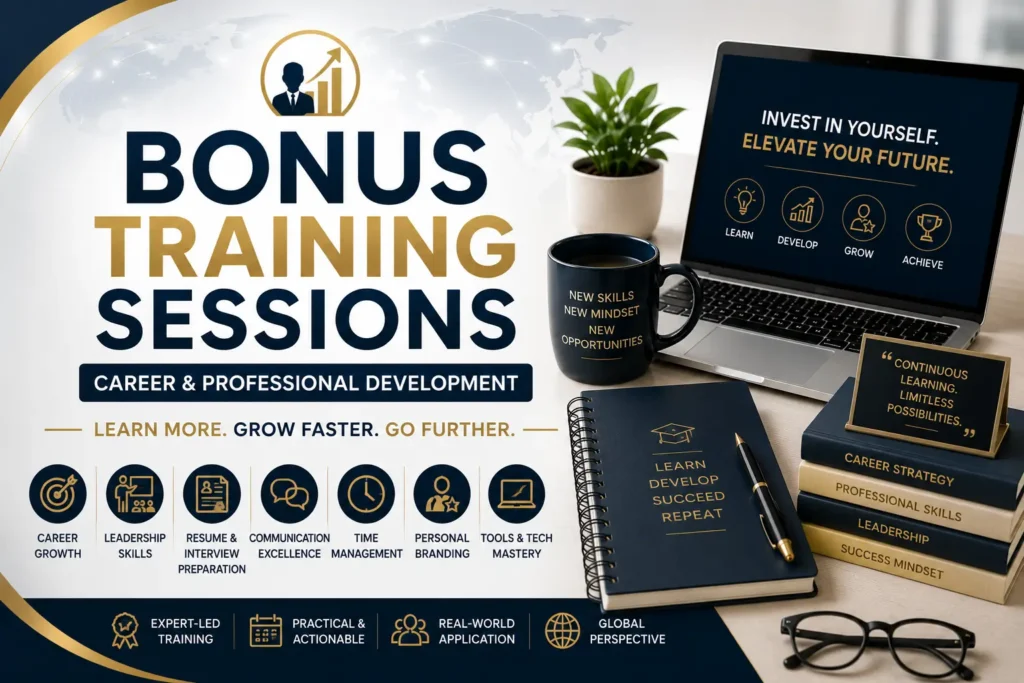 ⭐ Bonus Training Sessions (Career & Professional Development)